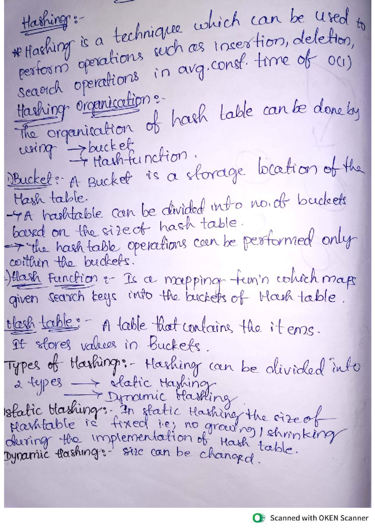Database Management System Unit 5 Notes and Scanned Data Insights - Studocu