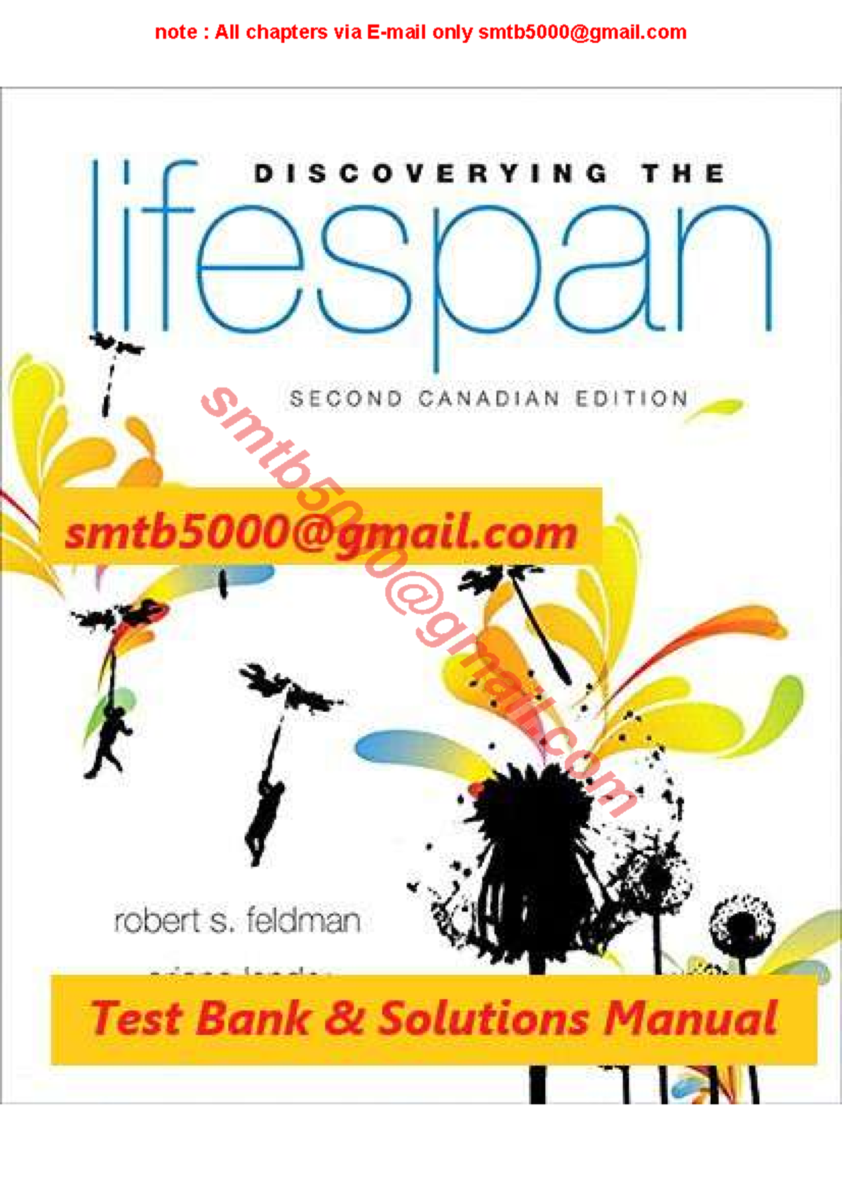 Discovering the Lifespan 2nd edition by Feldman , Test Bank Manual ...