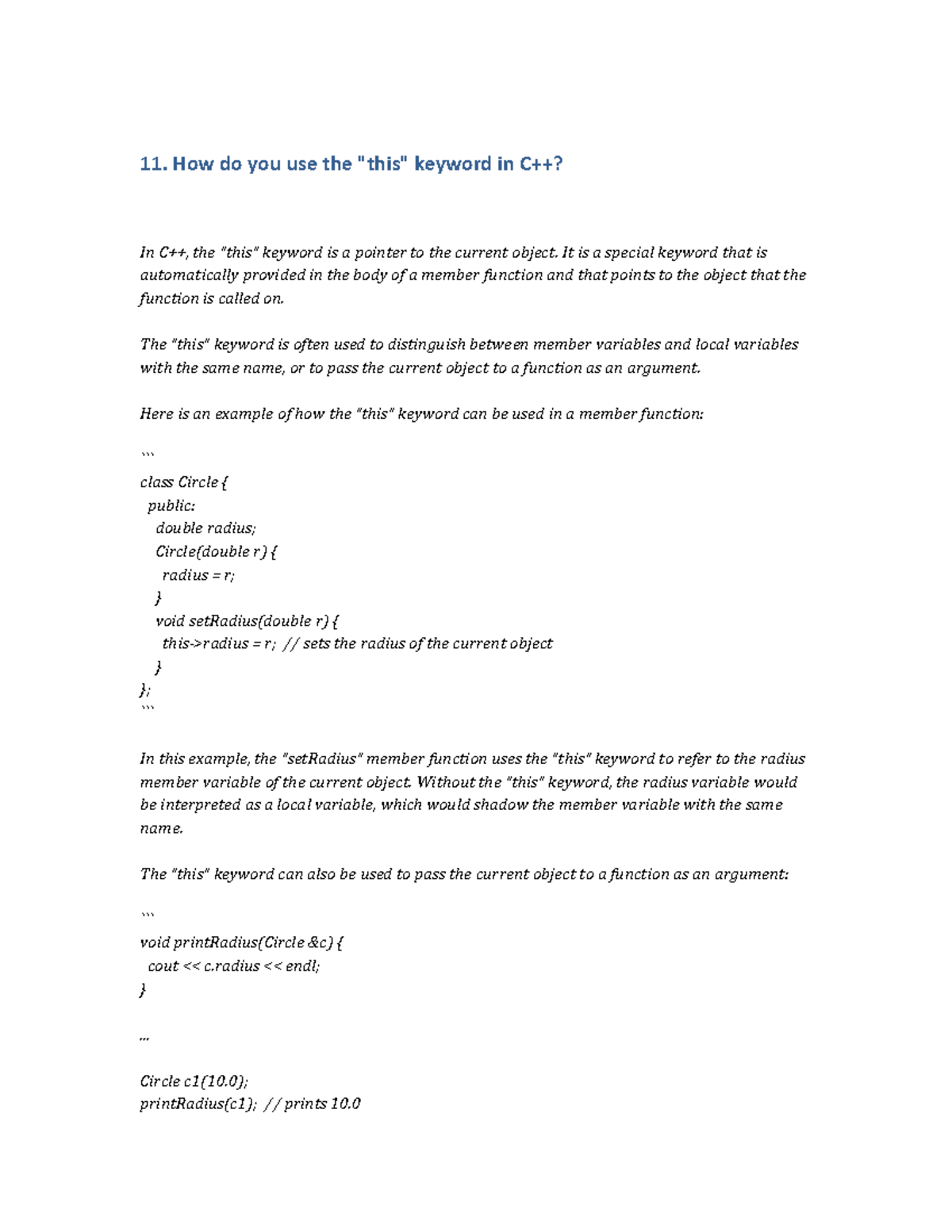 C++ programming 3 - 11. How do you use the 