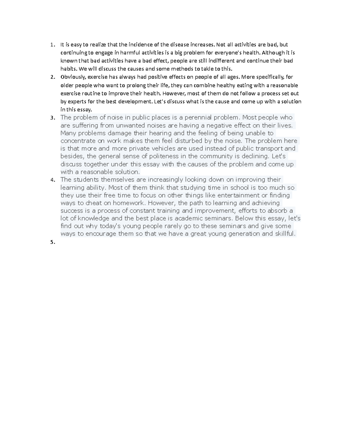 Health Challenges and Solutions: An Analytical Essay on Evidence-Based ...