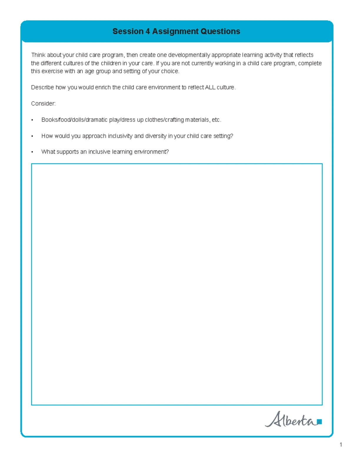 Session 05-Assignment - Session 5 Assignment Questions 1 Choose one of ...