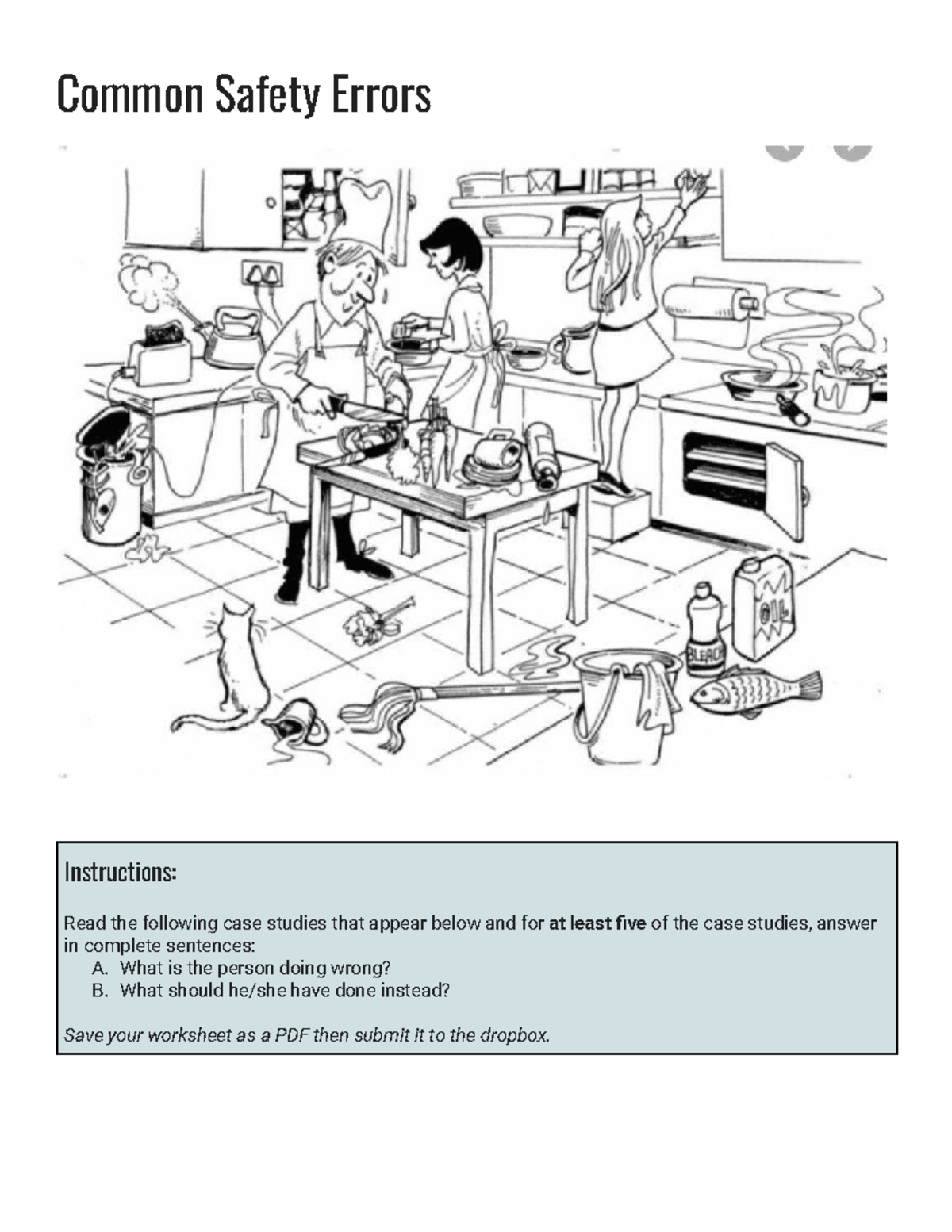 1.3 Common Safety Errors: Case Studies Analysis and Solutions - Studocu