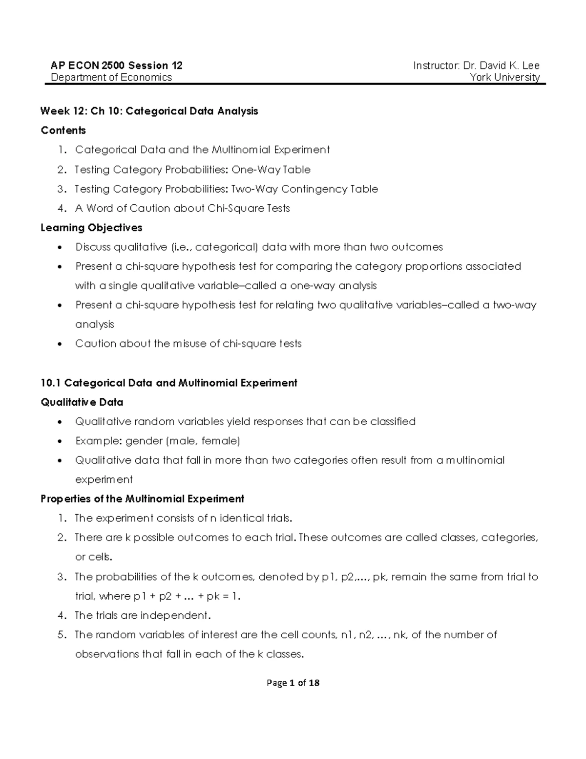 Econ. 2400 A Midterm Exam Guide - Key Topics & Sample Questions - Studocu