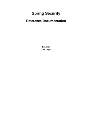 Spring Security Overview: Key Concepts and Customization Guide (CS101 ...