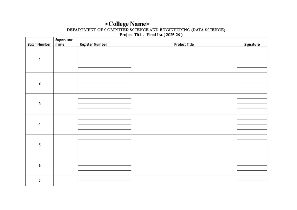 Project-Title-list - project titles list - Computer Science and ...