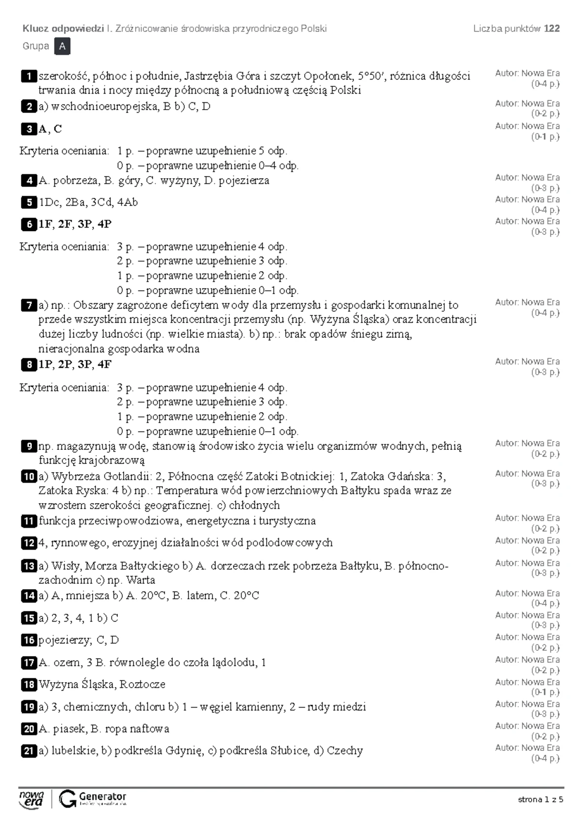 środowisko Przyrodnicze Polski Cz 1 Sprawdzian www.studocu.com
