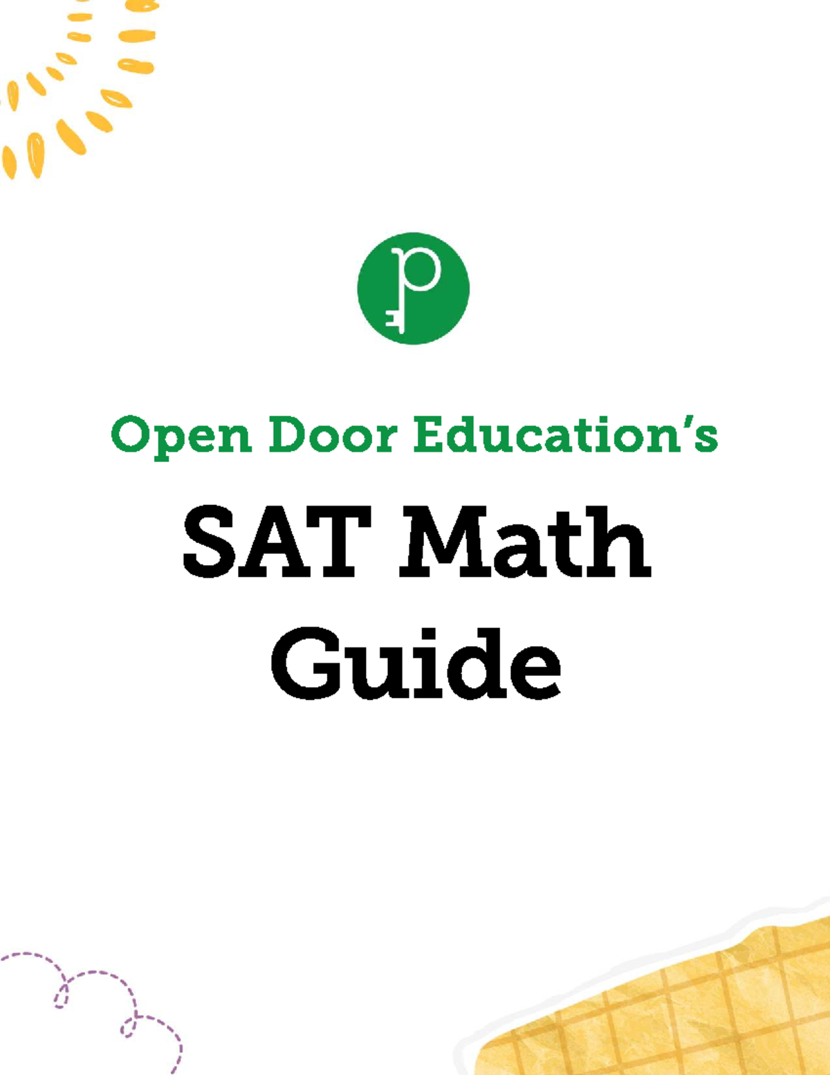 SAT Math Guide 3: Essential Strategies and Concepts - Studocu