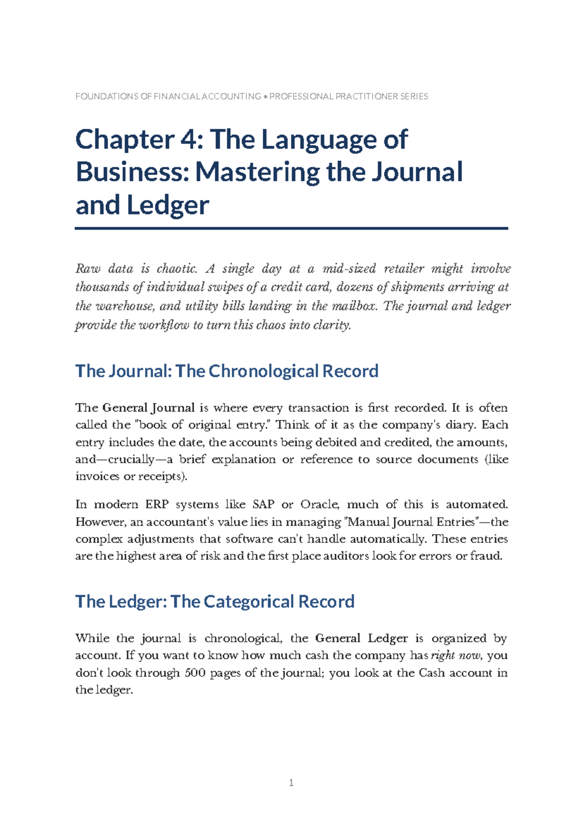 FOUNDATIONS OF FINANCIAL ACCOUNTING 3DEF: Chapter 4 - Journals ...