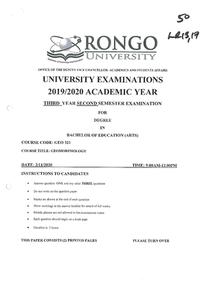 LIN 222&221 English Syntax & Morphology - 65 MPH RONGO UNIVERSITY ...
