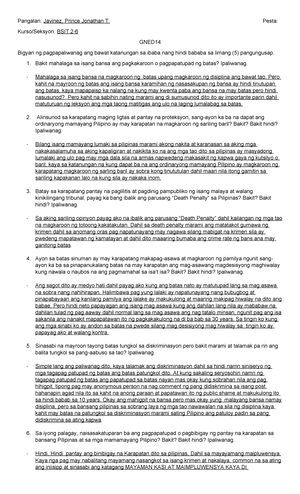 Midterm - Filipino - Handouts - ABSTRAK Ang Abstrak ay naglalaman ng ...
