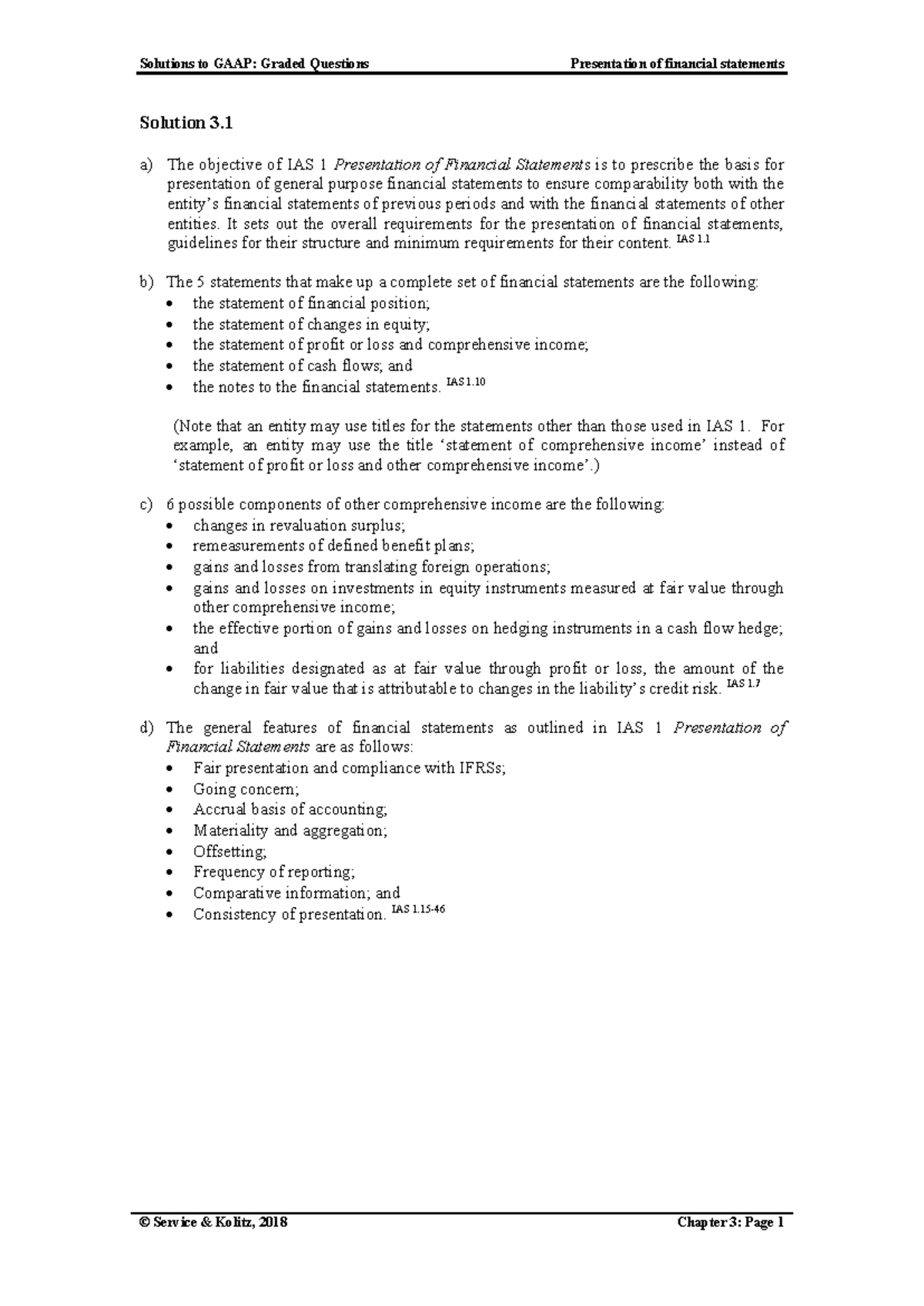 03 Presentation S18 - Solutions to GAAP 2018 Graded Questions - Studocu