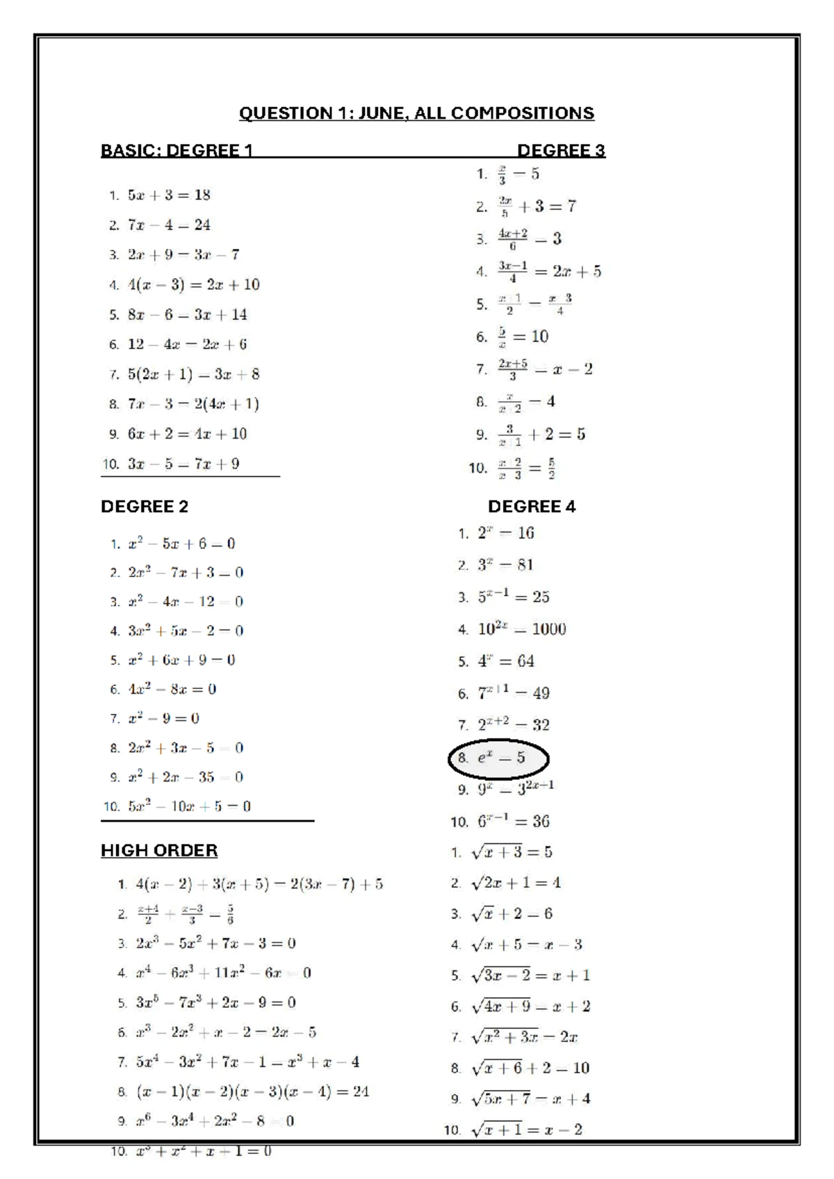 Gr11 Mathematics Final Exam: Chapter 4 Analytical Geometry Review - Studocu