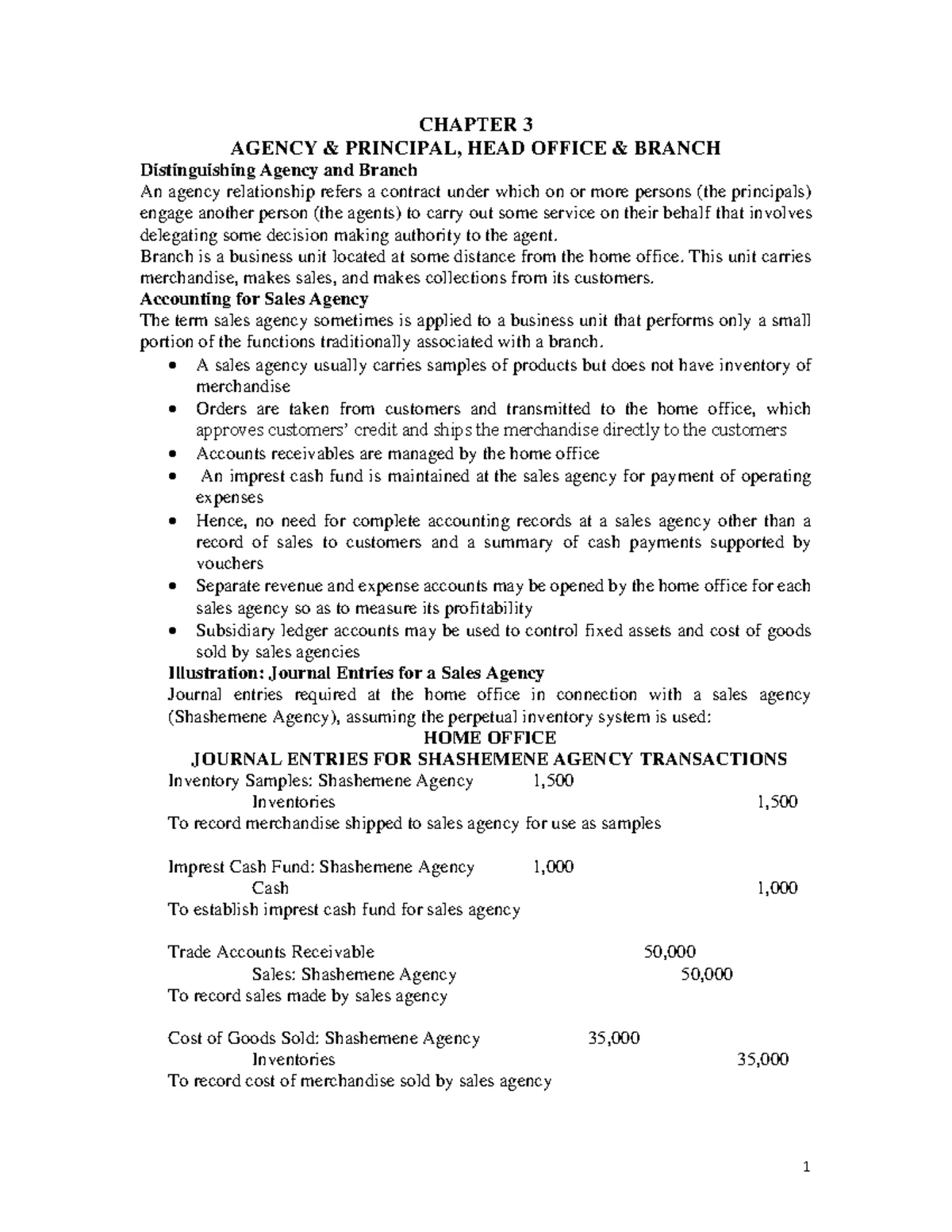Advance I course outline - Course Title Advanced Financial Accounting I ...