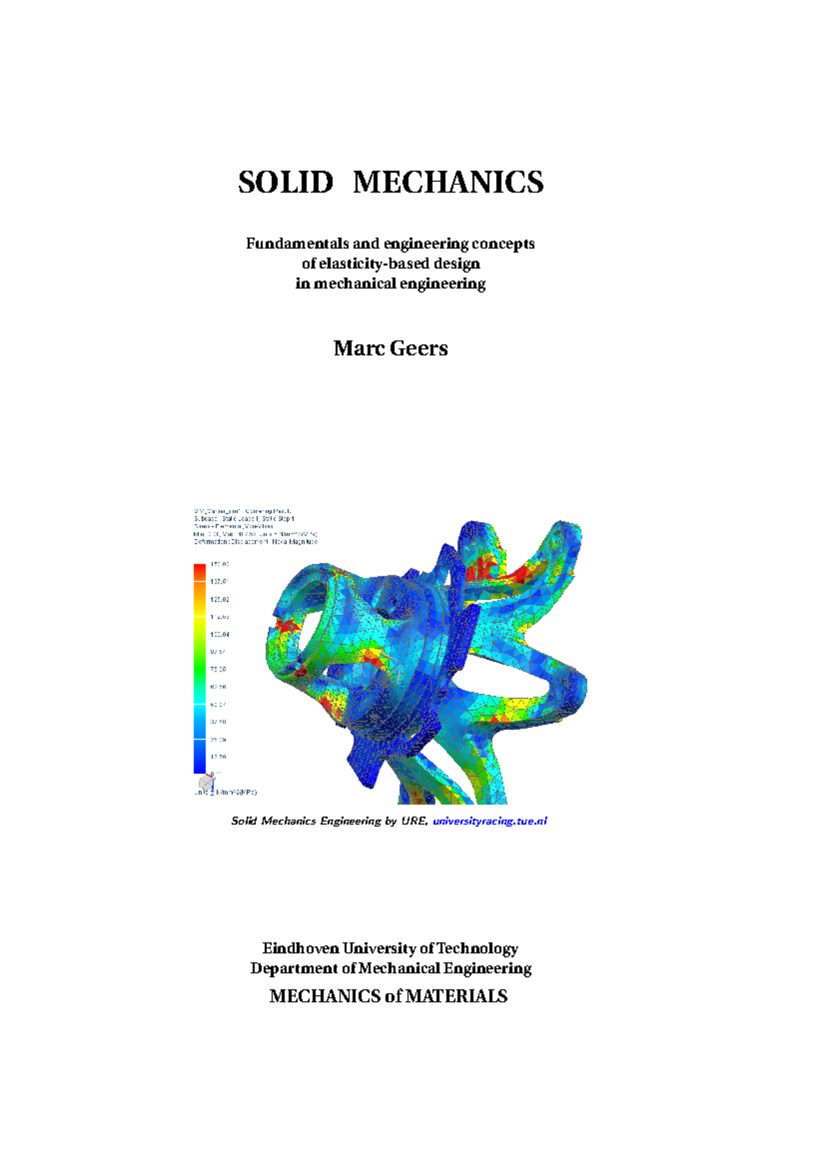Solid Mechanics 2019 - Lecture Notes on Elasticity and Design - Studeersnel