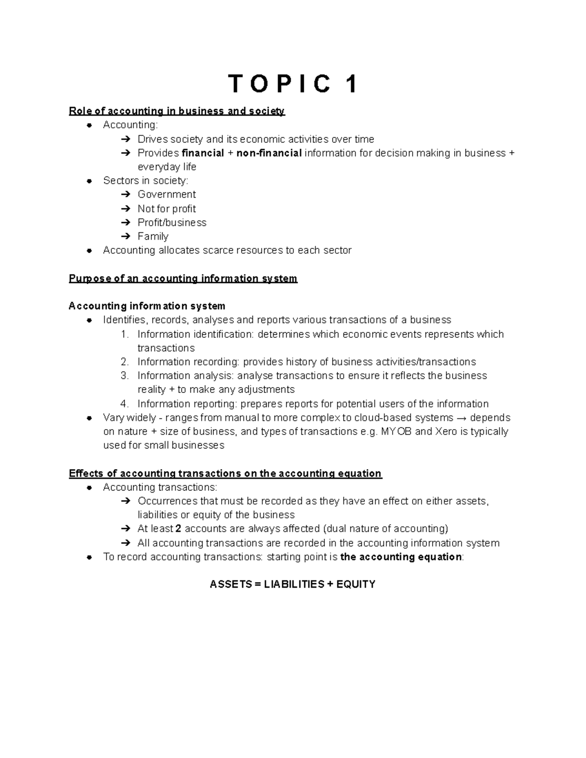 ABS - Notes on Accounting's Role in Business and Society - Studocu