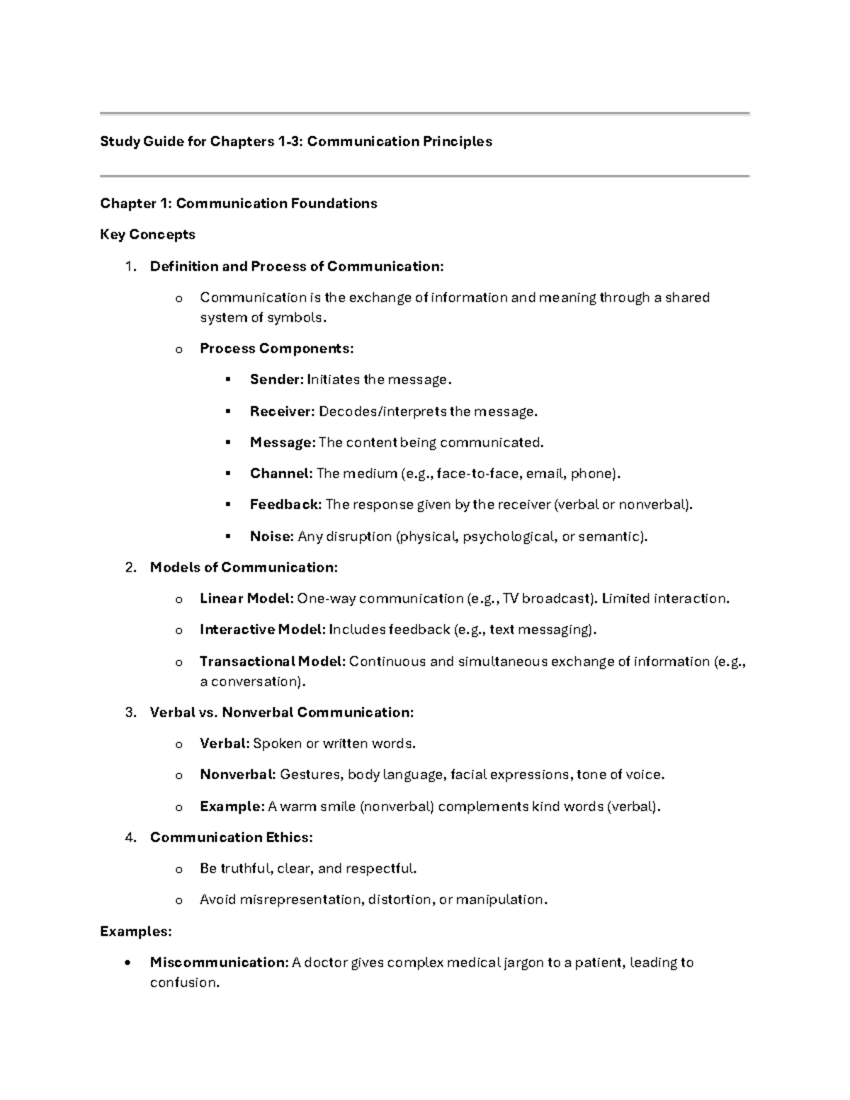 Communitynotes - community week 1 notes - Study Guide for Chapters 1-3 ...
