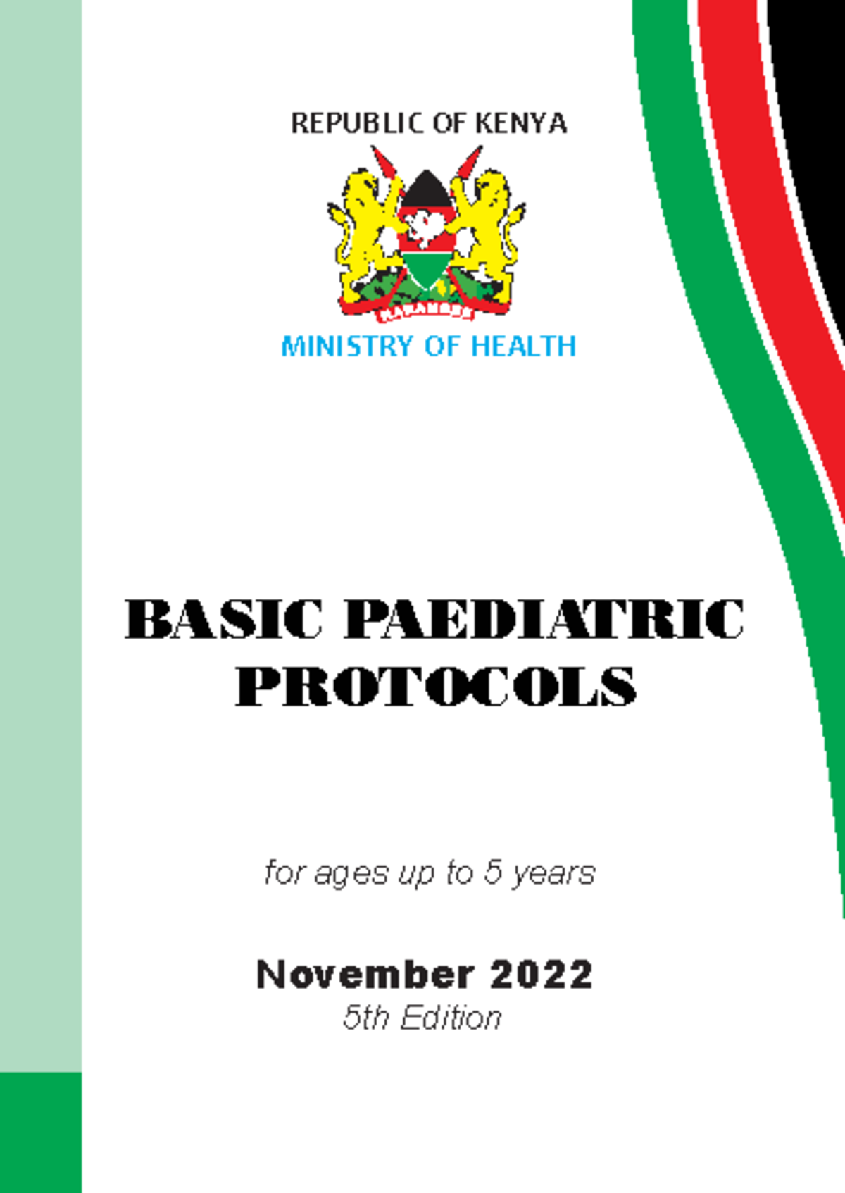 Basic Paediatric Protocols 5th Ed. for Children