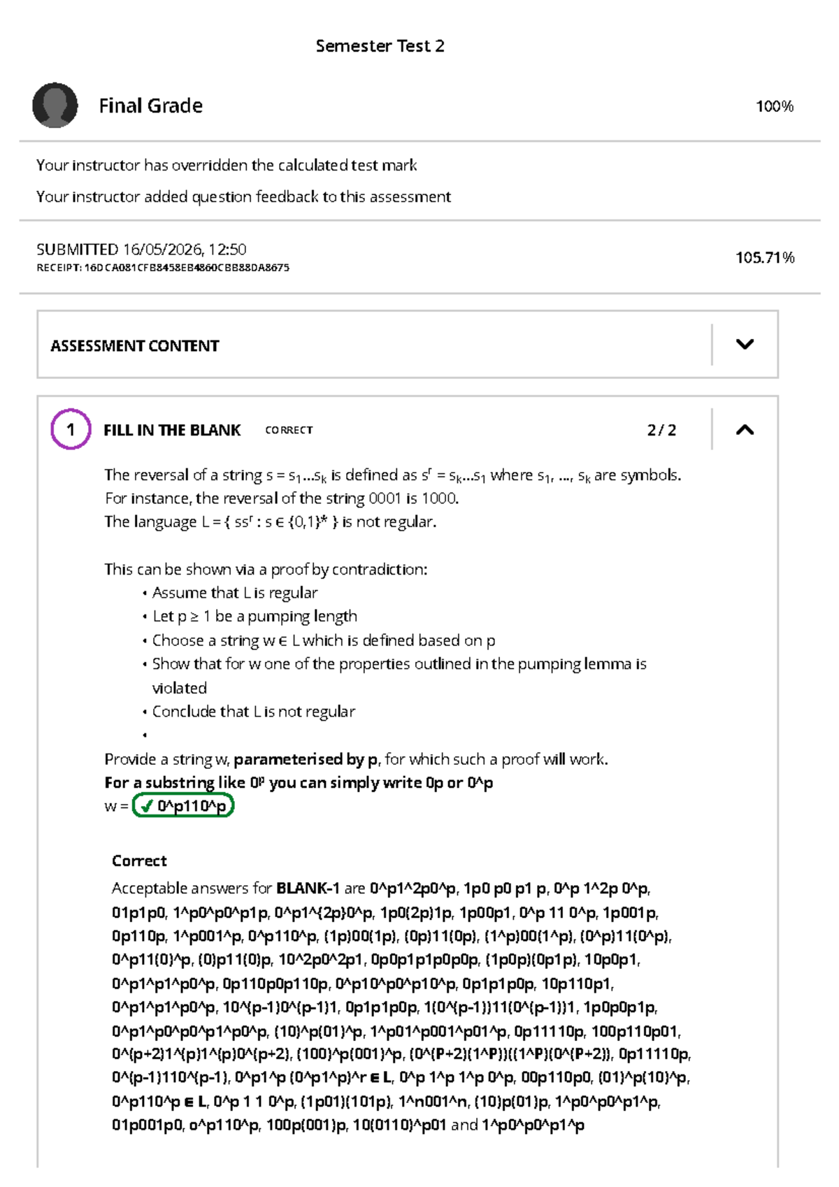 2026 ST2 - COS 210 Semester Test 2 Assessment and Feedback - Studocu