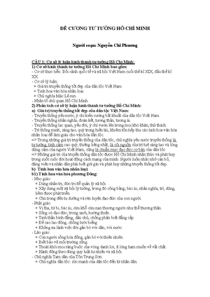 [Solved] Nguyn nhn chnh dn n s ra i ca ng Cng Sn Vit Nam - Tư tưởng HCM ...