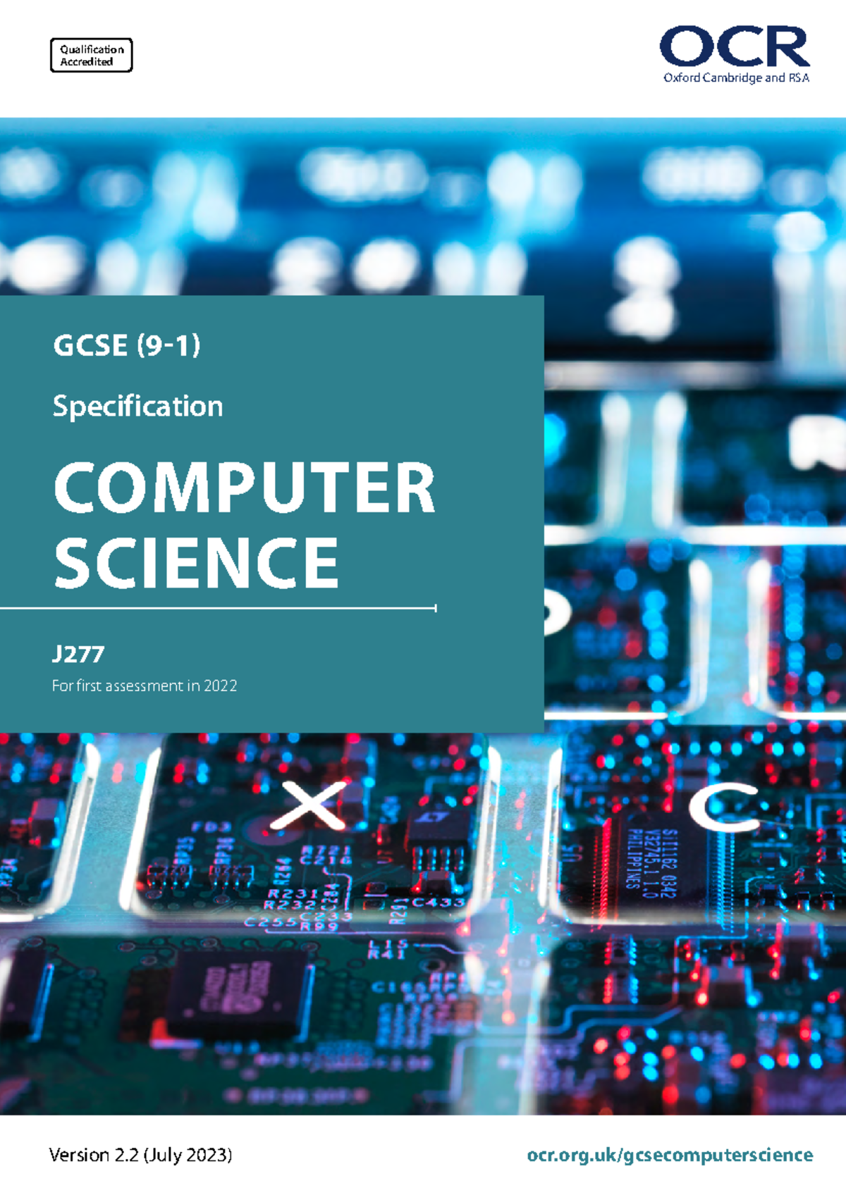 GCSE-Specification - GCSE spec - Qualification Accredited ocr.org ...