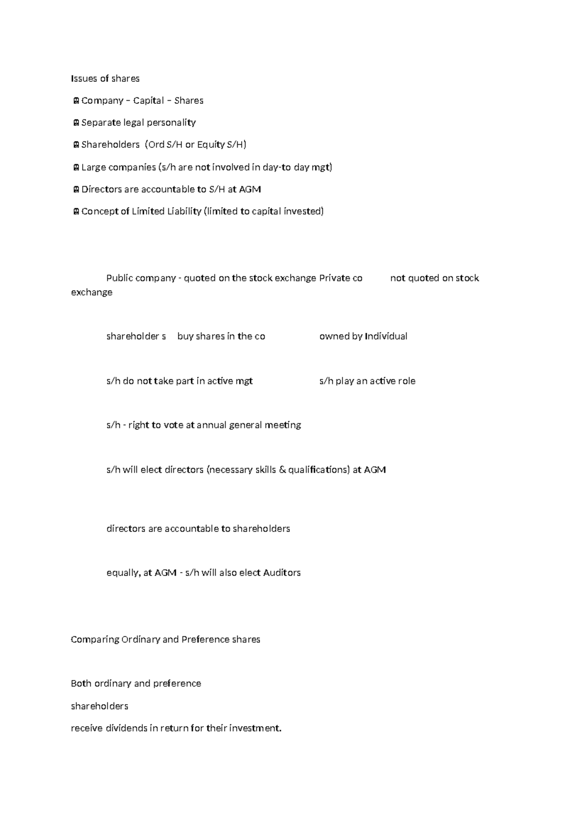 Understanding Share Capital & Issues: Key Concepts (FIN 101) - Studocu