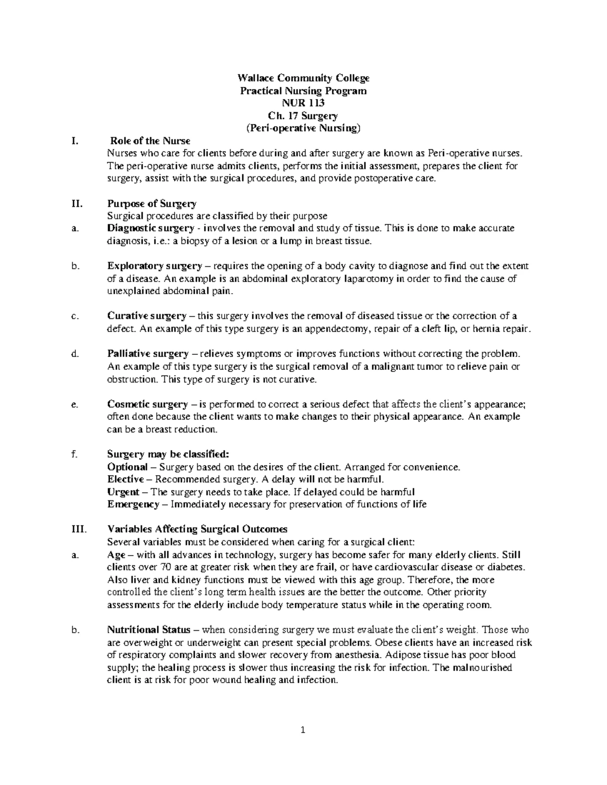 Comprehensive Guide to Perioperative Nursing Care Strategies ...