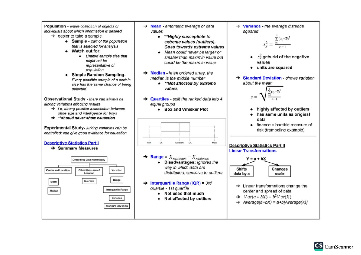-Mathematics- Formula - Population entire collection of objects or Mean ...