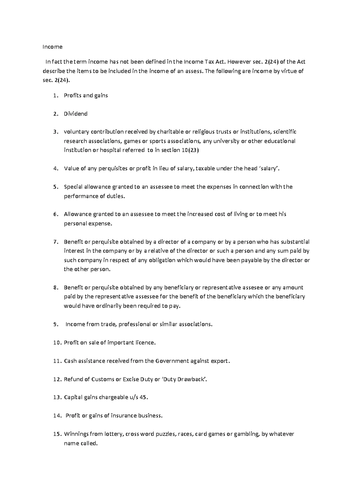 AOP Income Computation Corrected - Computation of Total Income of AOP Q ...