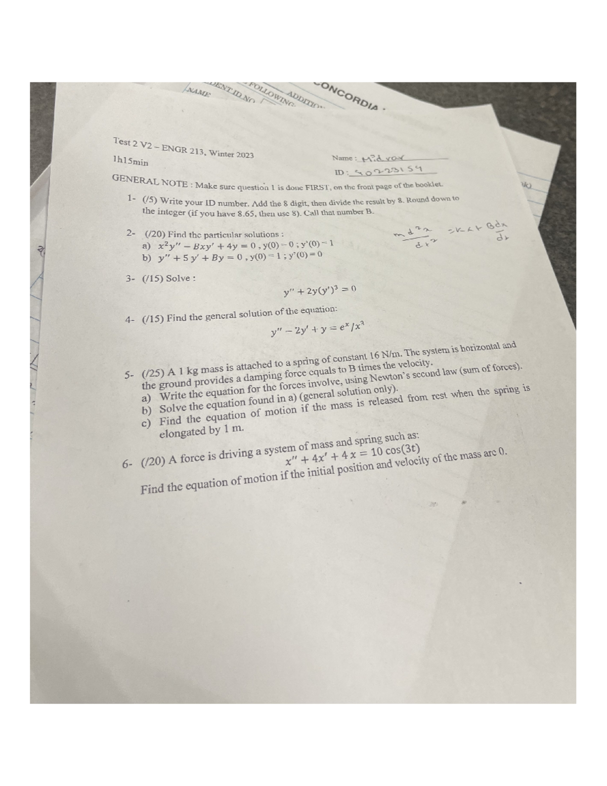 ENGR 213 Midterm 2 Study Guide and Review Notes - Studocu