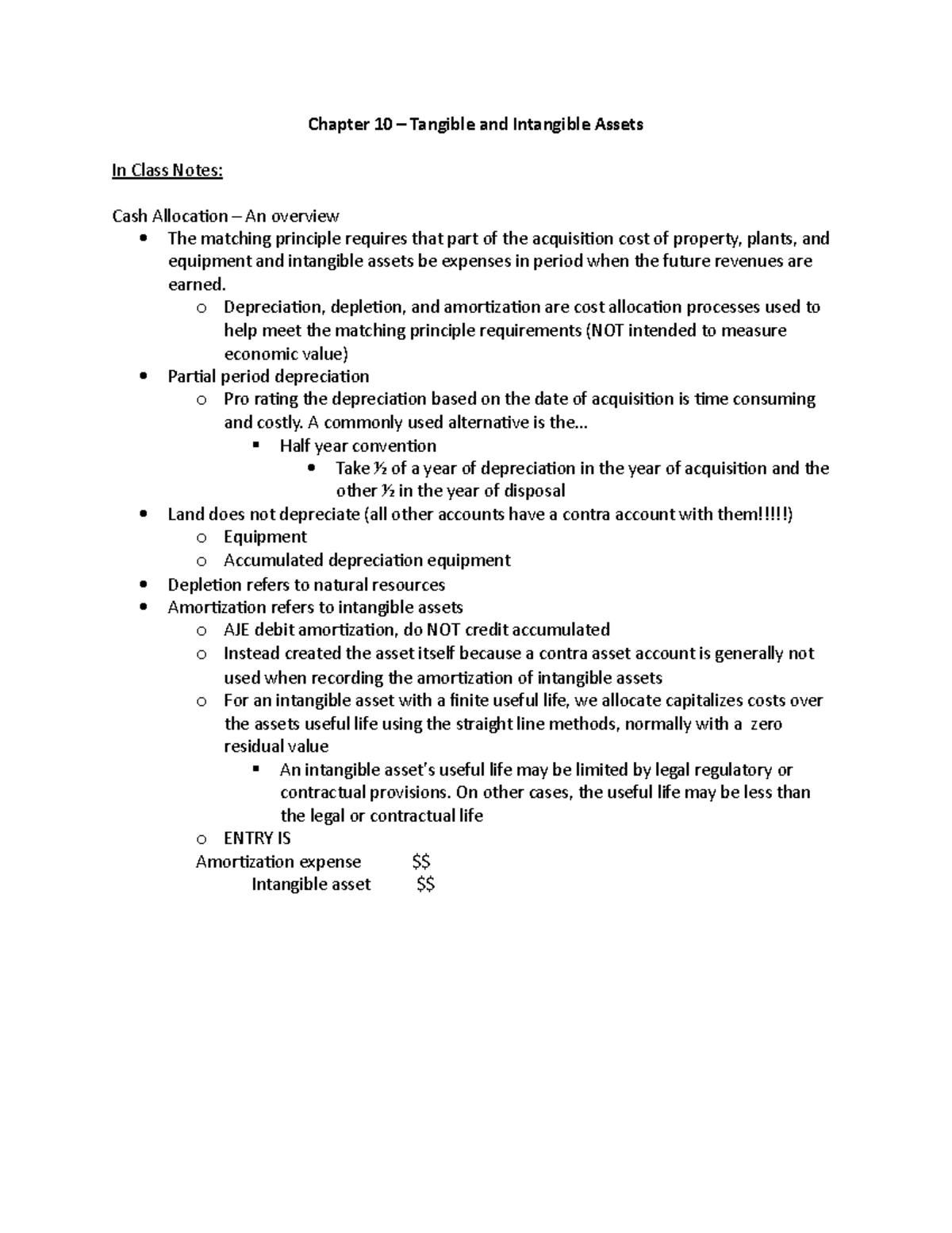 Chapter 10 PPE - Lecture notes 10 - Chapter 10 – Tangible and ...