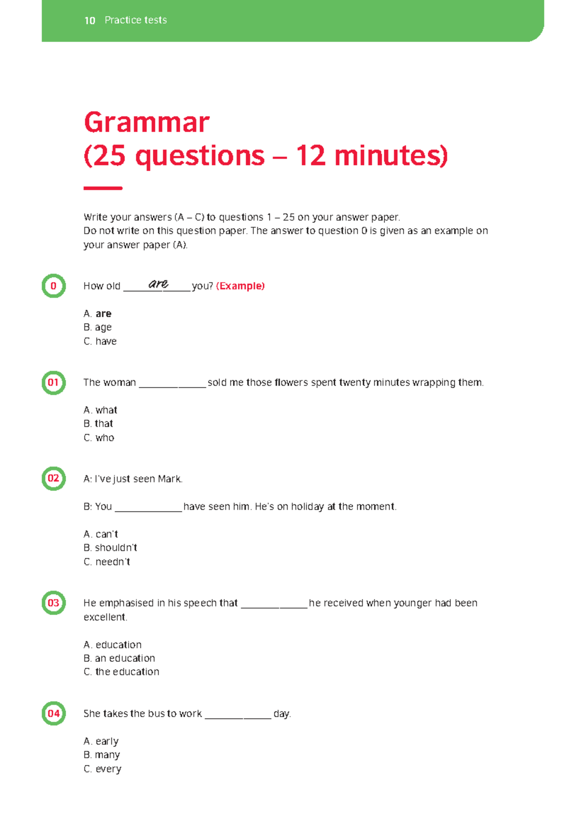Aptis General Grammar & Reading Practice Tests (25 Qs Each) - Studocu