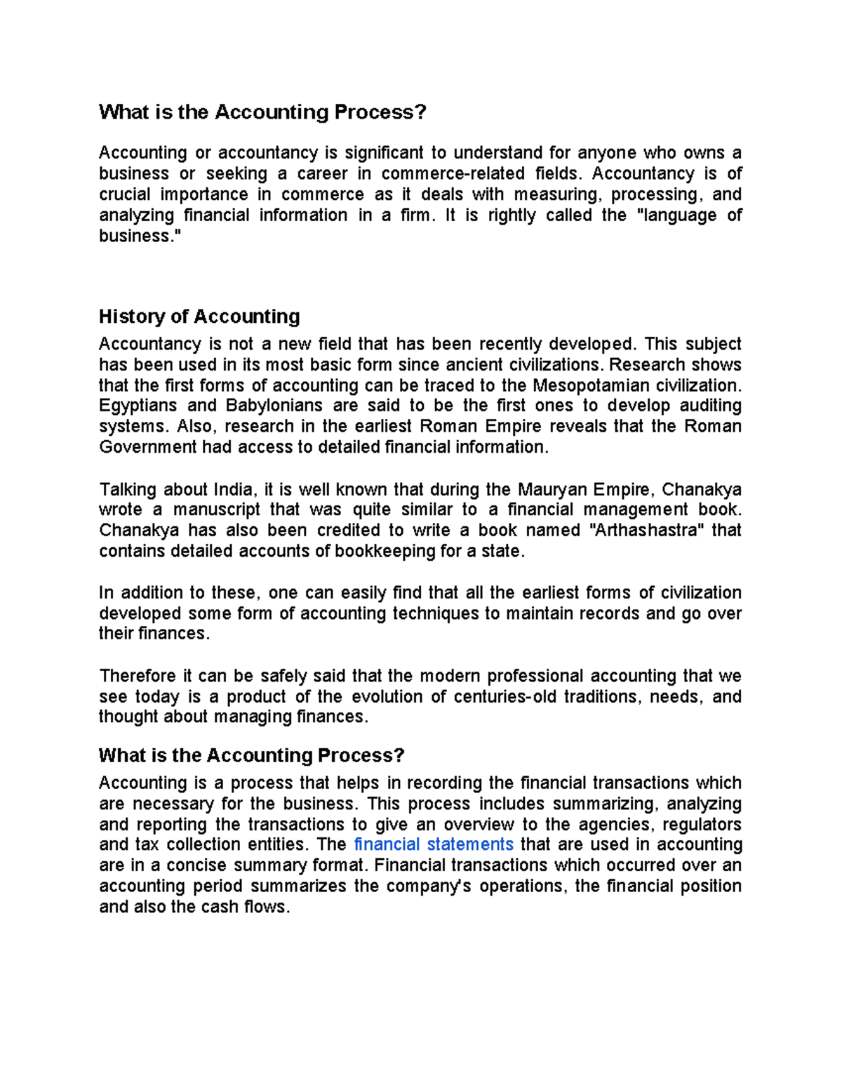 What is the Financial Accounting Process? A Comprehensive Overview ...