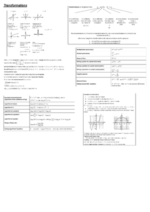 Methods SAC1: Functions & Graph Analysis - Q&A Booklet 2024 - Studocu