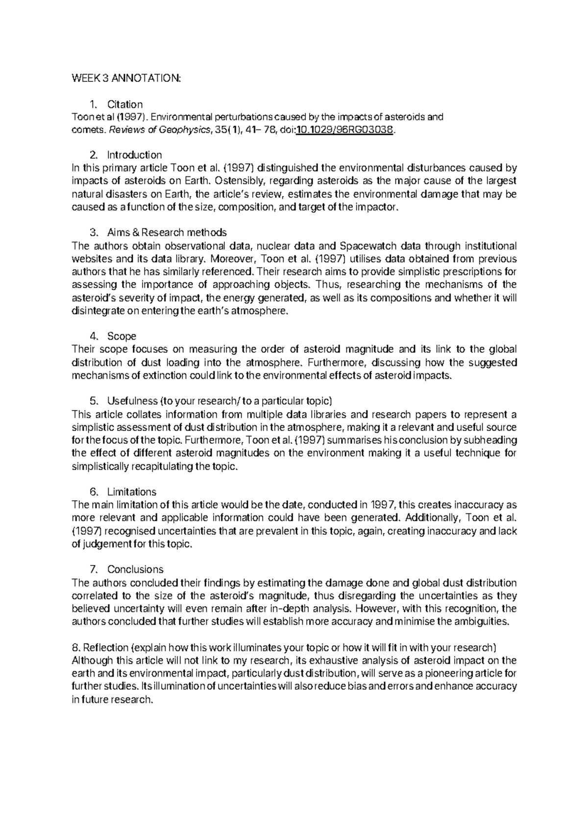 Annotation of a scientific article task z5362333 - WEEK 3 ANNOTATION ...