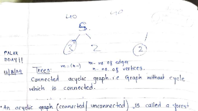 Graph Theory ESE - Trees, Graphs, and Connectivity Concepts - Studocu