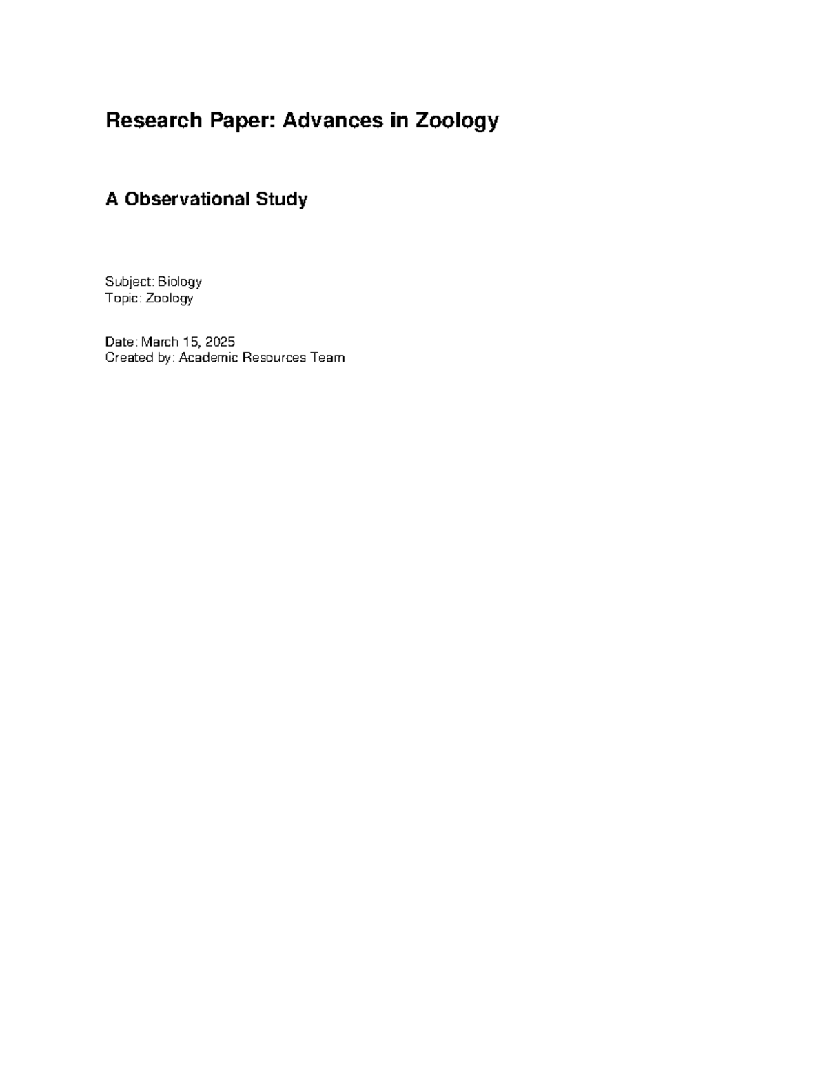 35517708748-809237.pdf - Research Paper: Advances in Zoology A ...