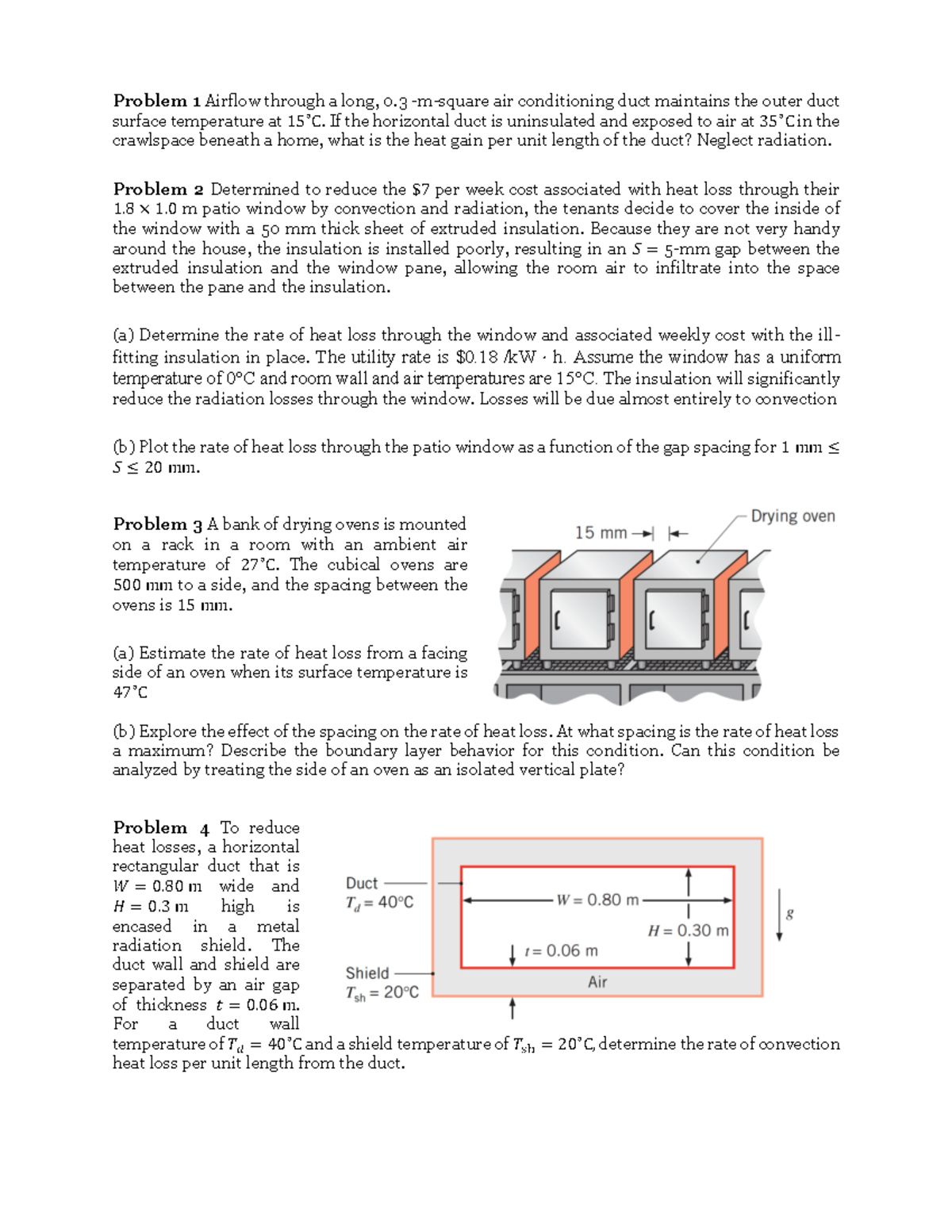 332 Studio 9 Heat Transfer Problems and Solutions - Studocu
