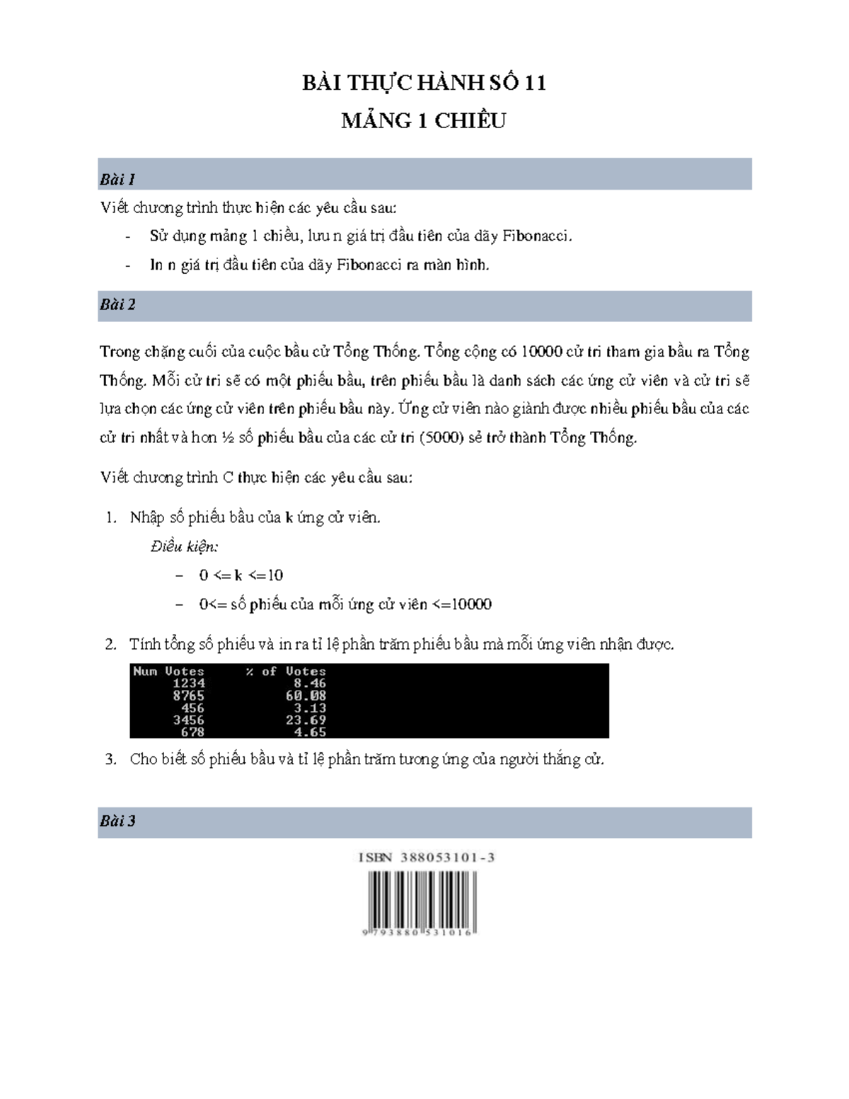 11 Applied Arrays - Practical Exercises in C Programming - Studocu