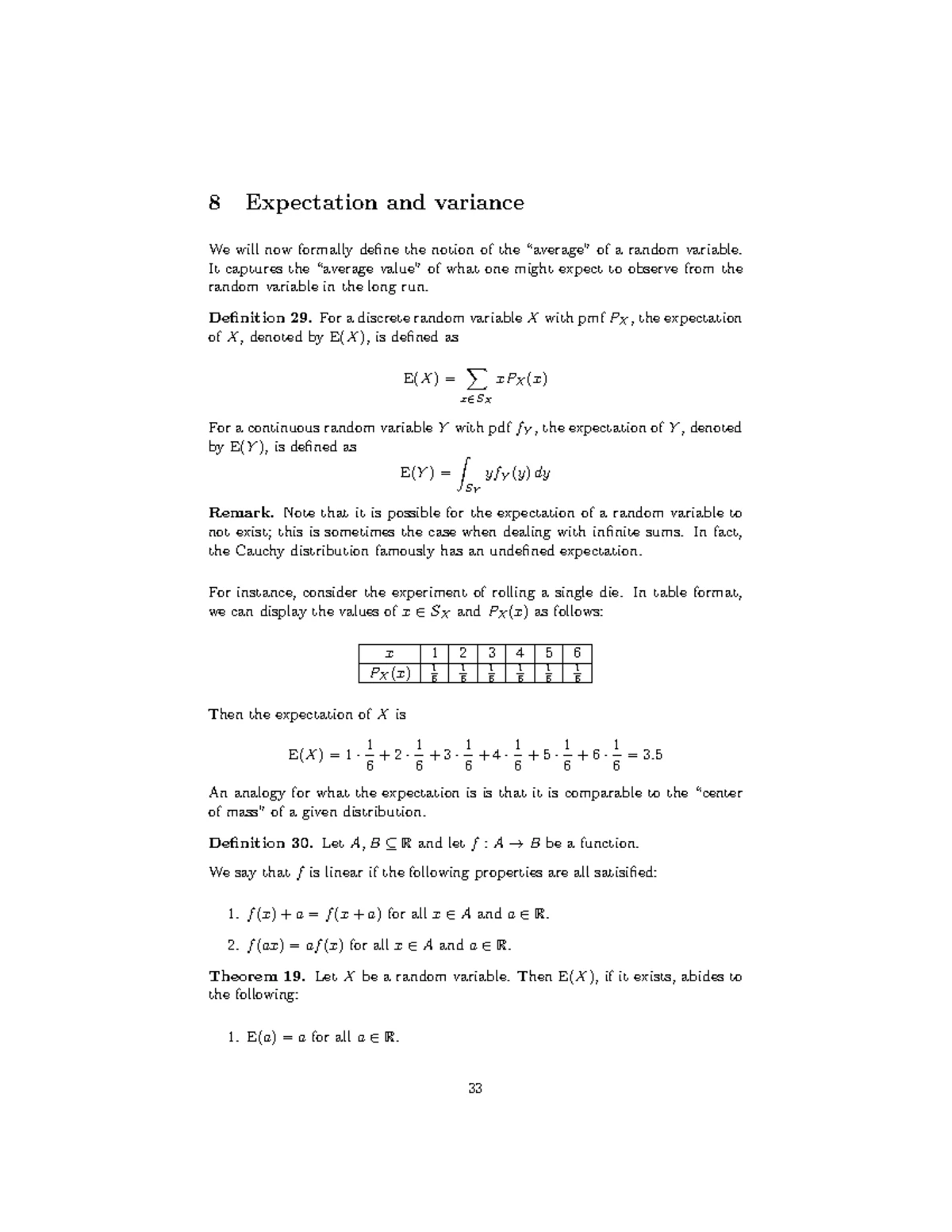 Lecture Notes on Cauchy Distribution and Variance (Notes 37-42) - Studocu