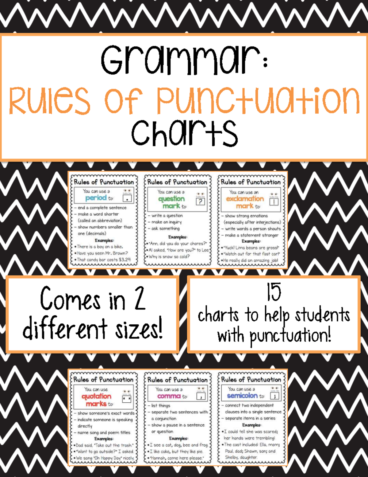 Punctuation Rules: Comprehensive Charts for Students (Full Size) - Studocu