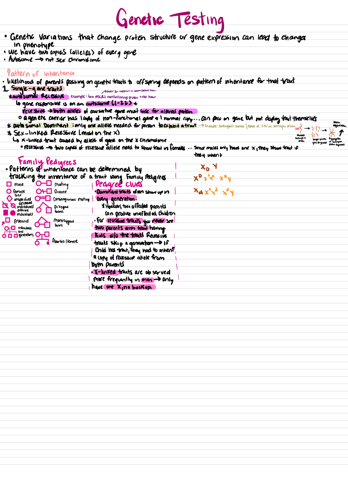 Unit 3 pt 2 bio 1106 - Genetic Variations Genetic Testing - Deprecated ...
