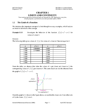 Lecture Notes (Chapter 3) MAT1024 LA - CHAPTER 3 EUCLIDEAN VECTOR ...