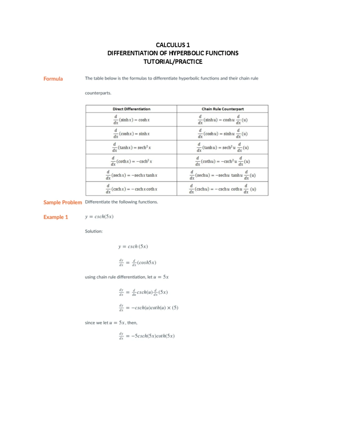 MATH - Module 2: Fundamental Rules of Differentiation Explained - Studocu