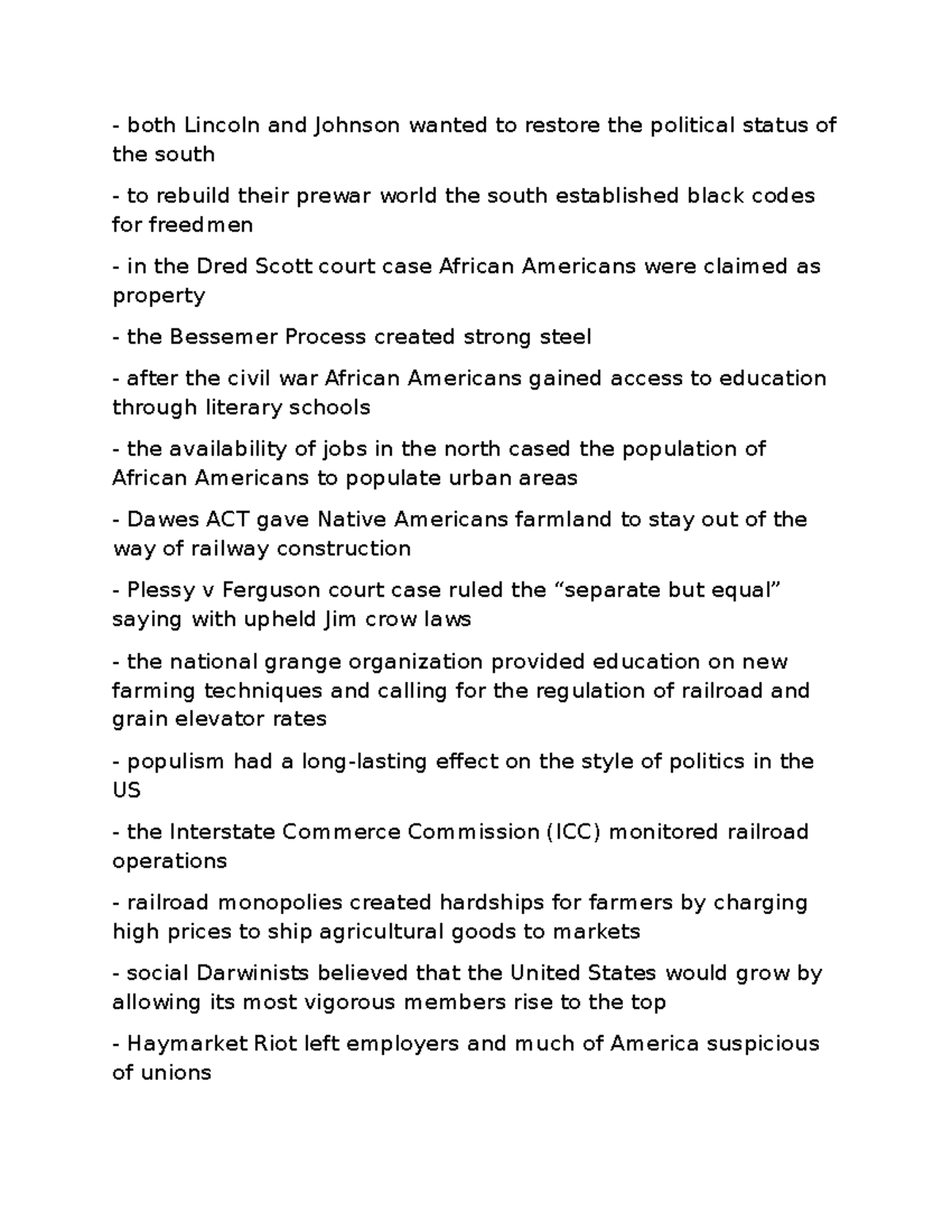 U.S. History Key Concepts: Major Events from the Great Depression to ...