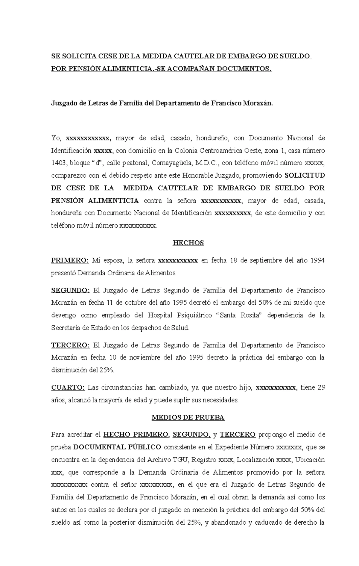 Ejemplo de Carta Poder General para Gestiones Administrativas - Studocu