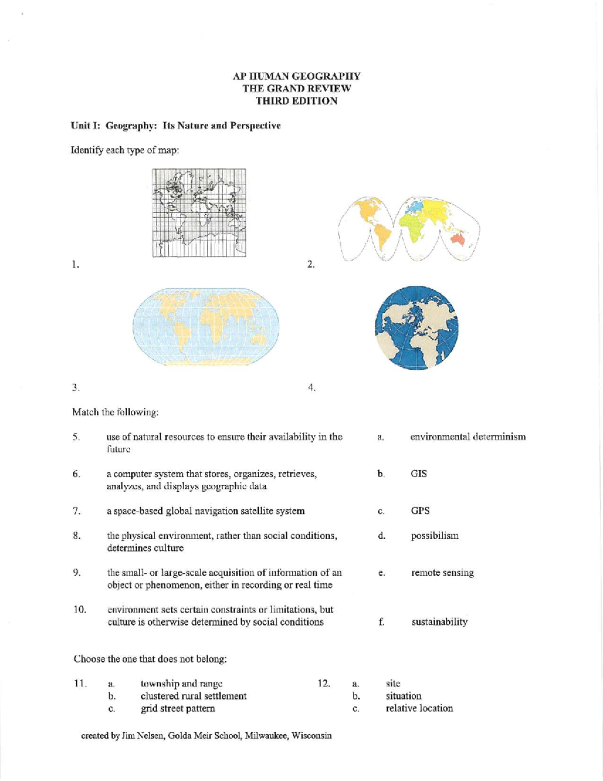 AP Human Geography: The Grand Review - Third Edition - Studocu
