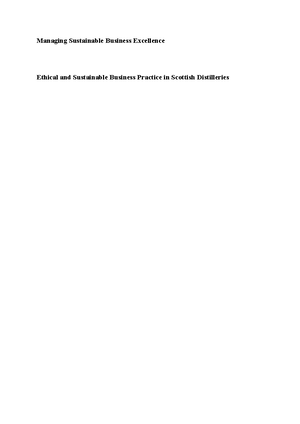 MSBE Coursework 2 - MSBE Essay 2 - Managing Sustainable Business ...