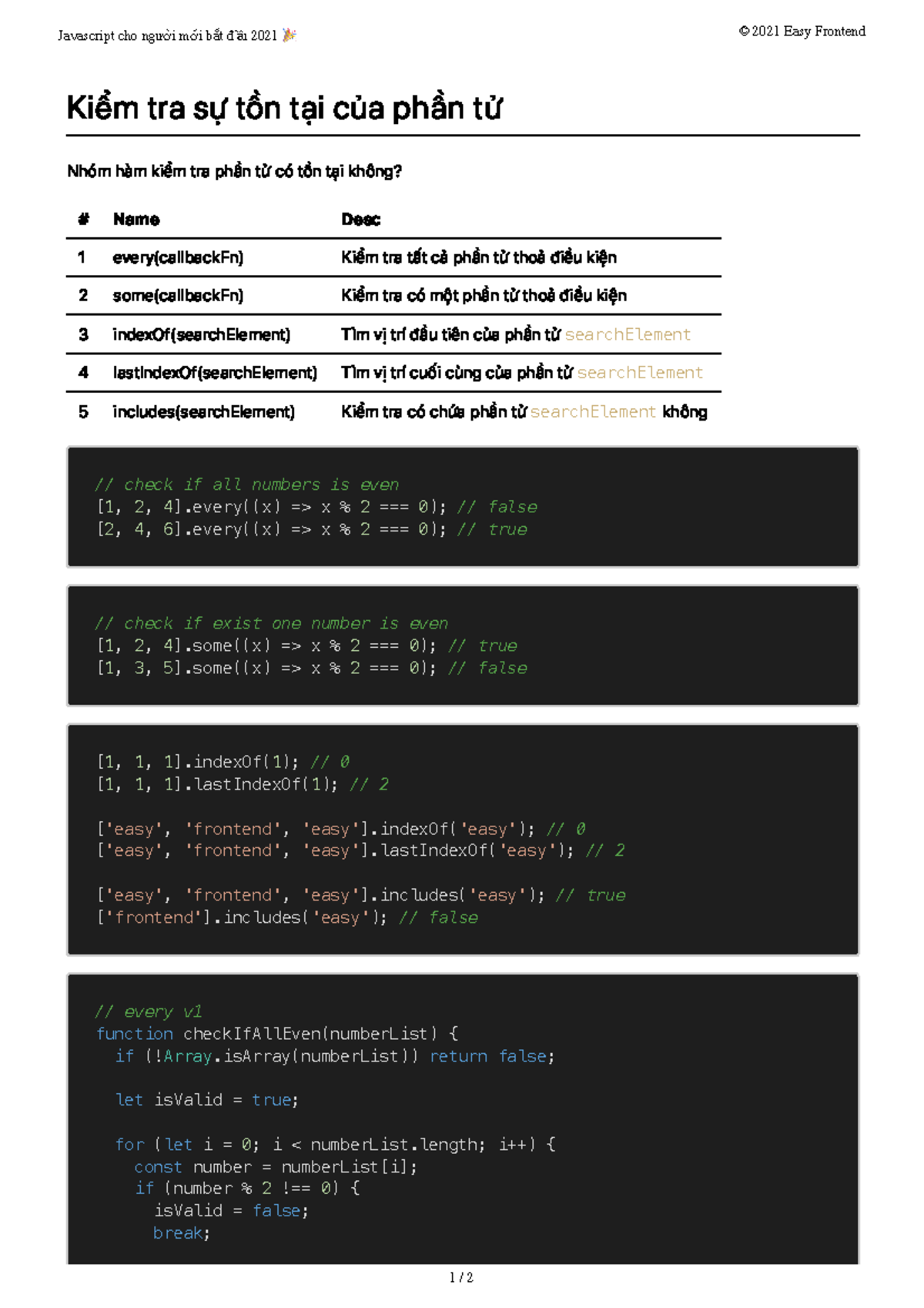 09 07 check exist - 09 06 add remove - Javascript cho người mới bắt đầu ...