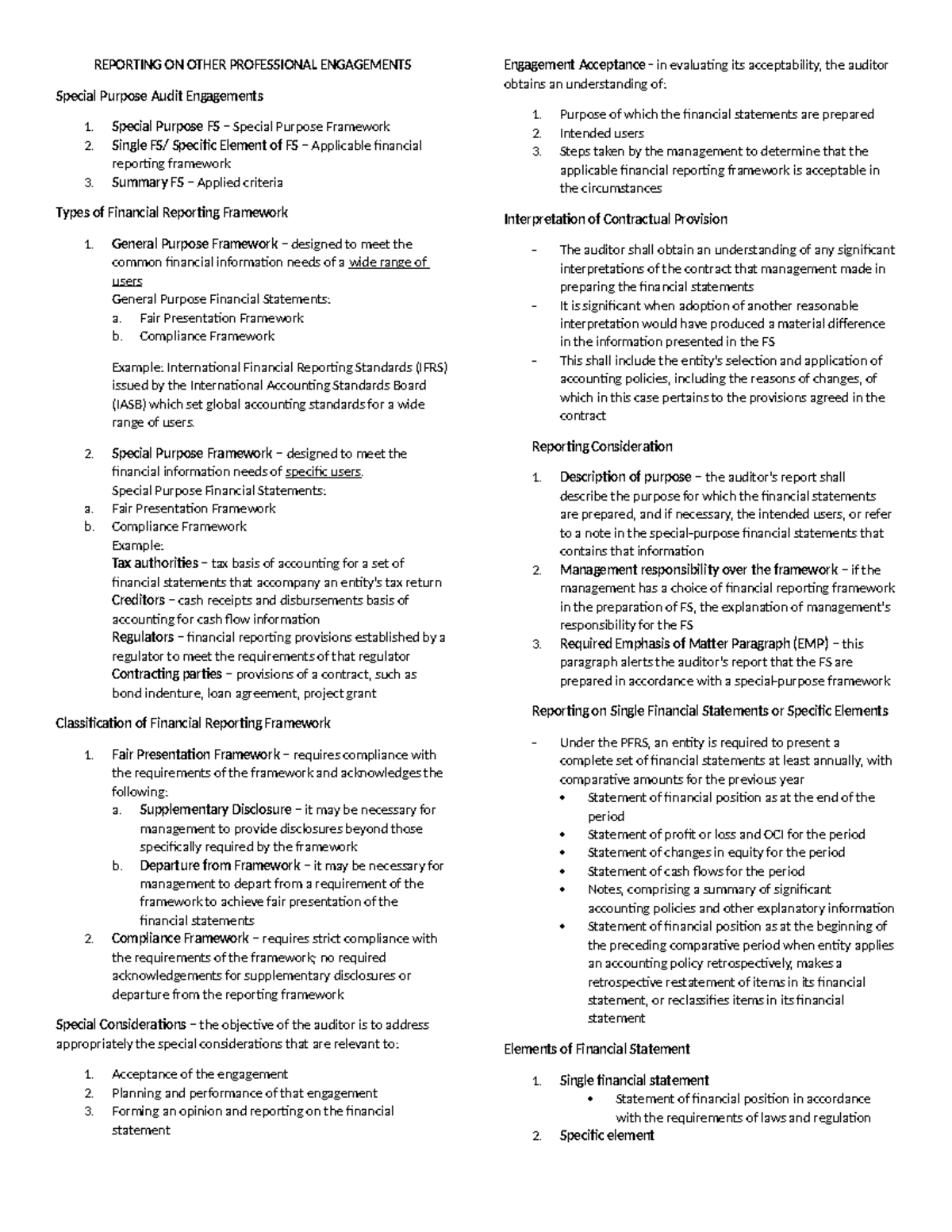 Chapter 15 - Audit: Reporting on Financial Statements and Engagements ...