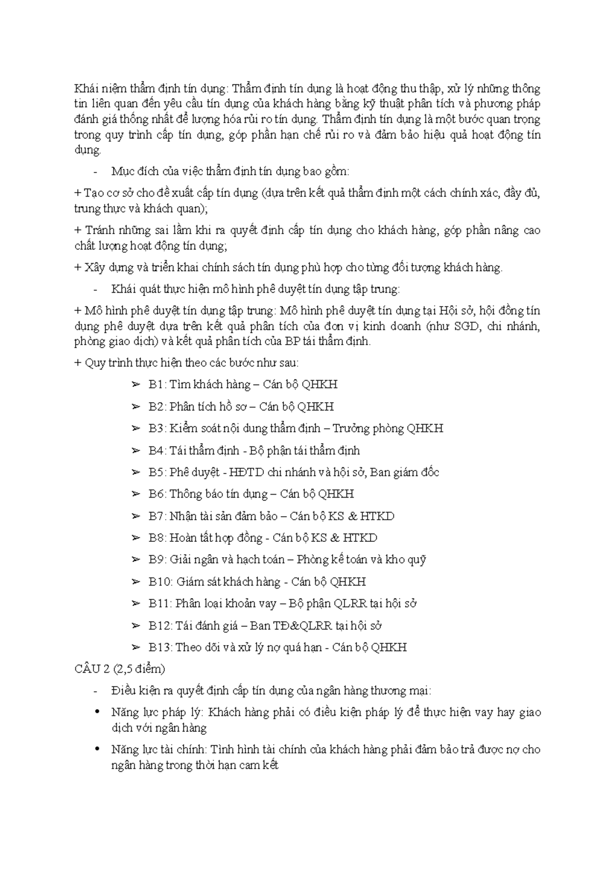 Tdtung - Phân Tích Thẩm Định Tín Dụng Ngân Hàng UEH - Document Preview